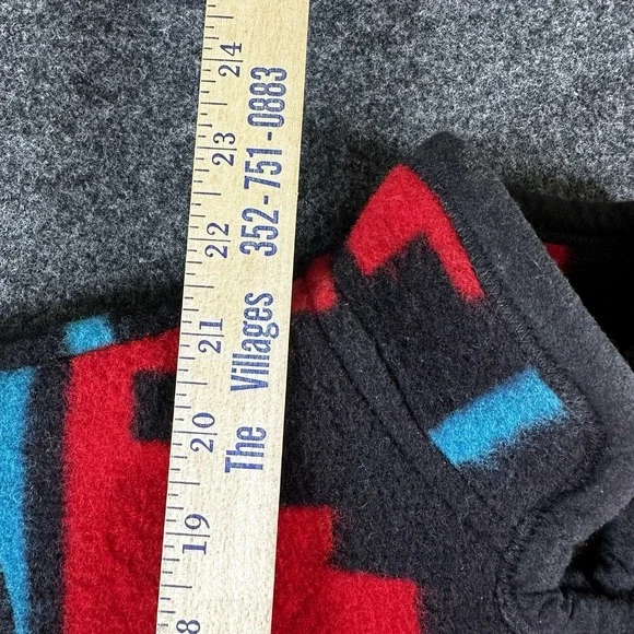 Native Jackets Vest SW Santa Fe Wool Blanket Geometric Buffalo Nickel Buttons SM - Picture 7 of 8